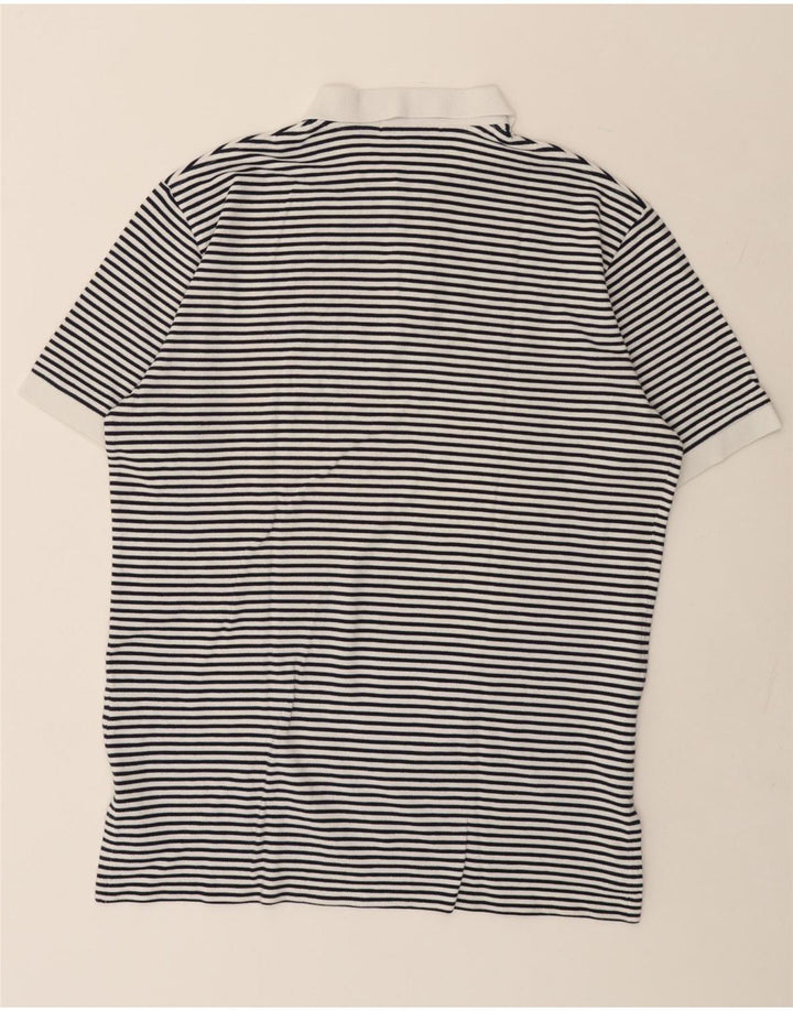 POLO RALPH LAUREN Polo para hombre de algodón a rayas blancas grandes