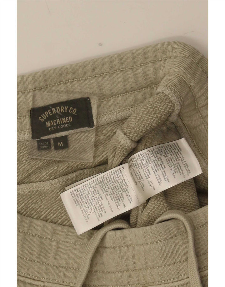 Superdry Shorts deportivos tipo cargo de algodón caqui medio para hombre