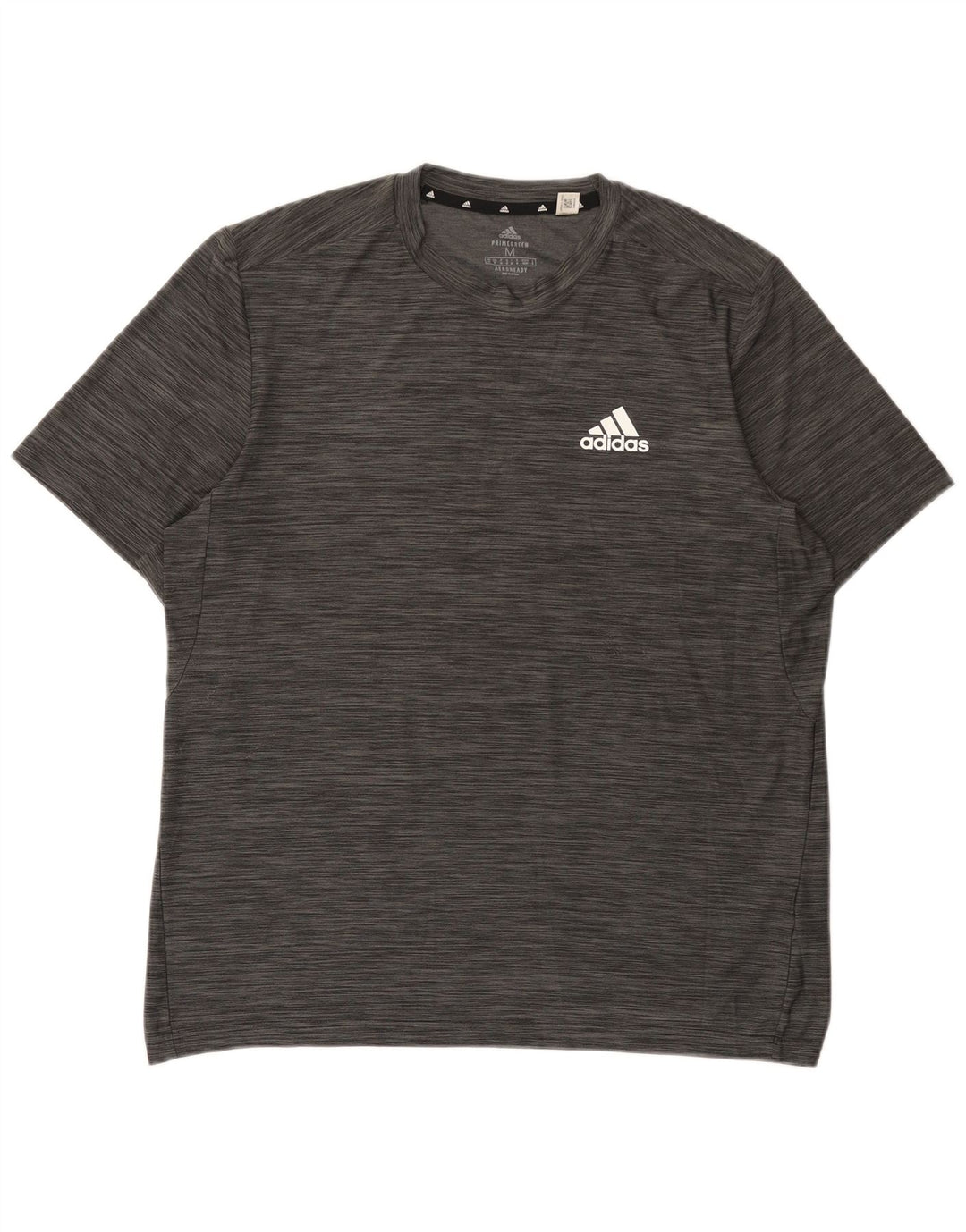 Adidas Hombre Aeroready Camiseta Top Poliéster Moteado Gris Medio