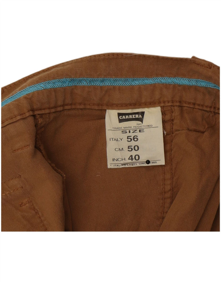 Carrera Pantalones cortos cargo para hombre IT 56 3XL W40 Algodón beige