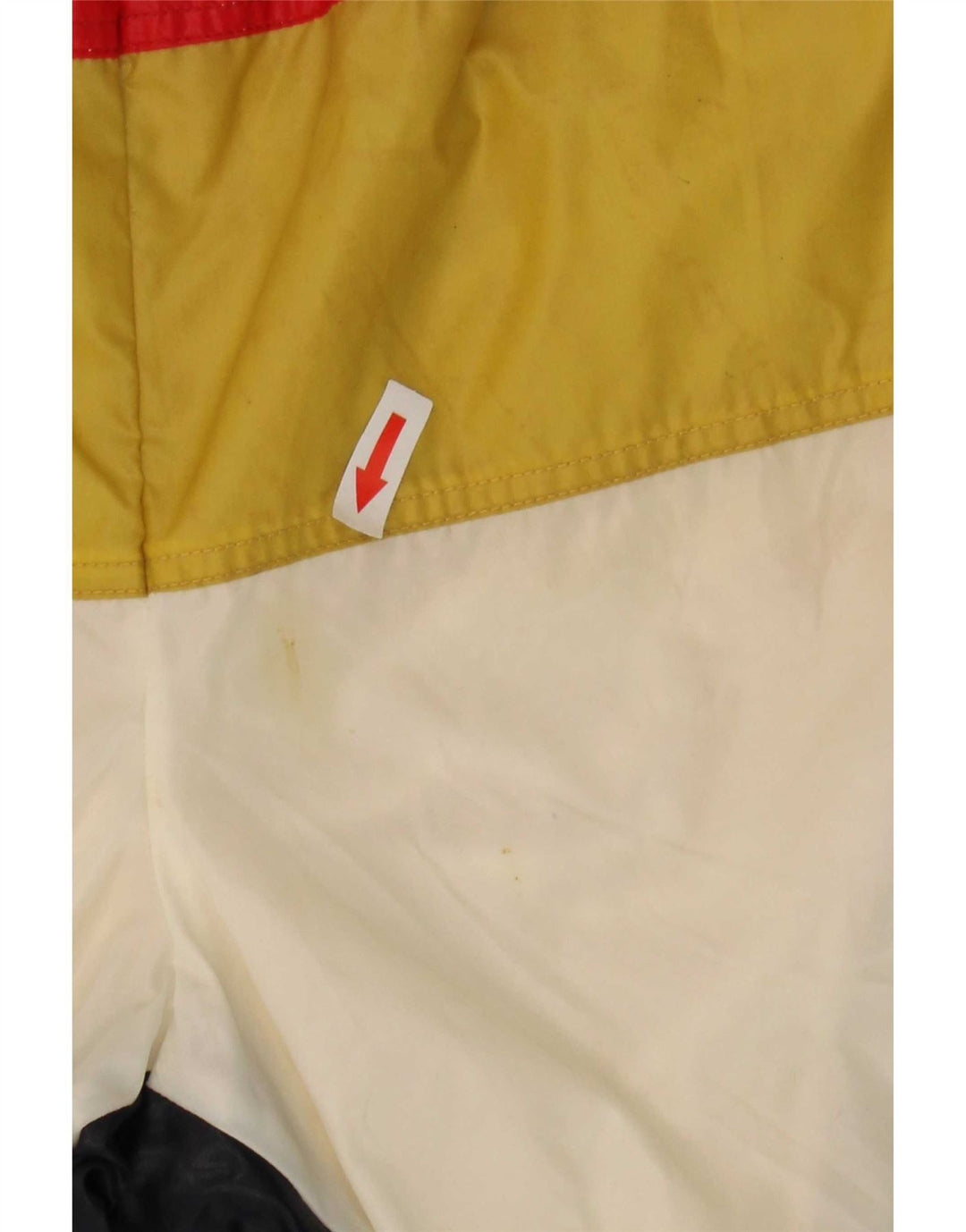 Bañador vintage para hombre IT 52 Nylon color block grande multicolor