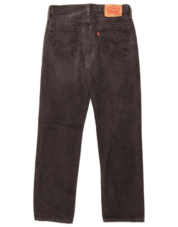 Levi's Mujer 514 Vaqueros Rectos W30 L32 Algodón Negro