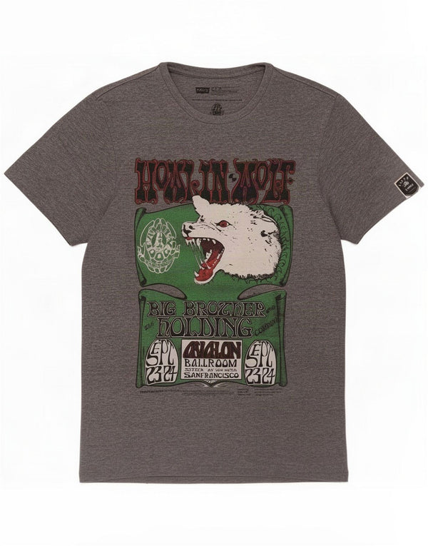 Levi's Camiseta ajustada con gráfico para hombre Top Small Grey