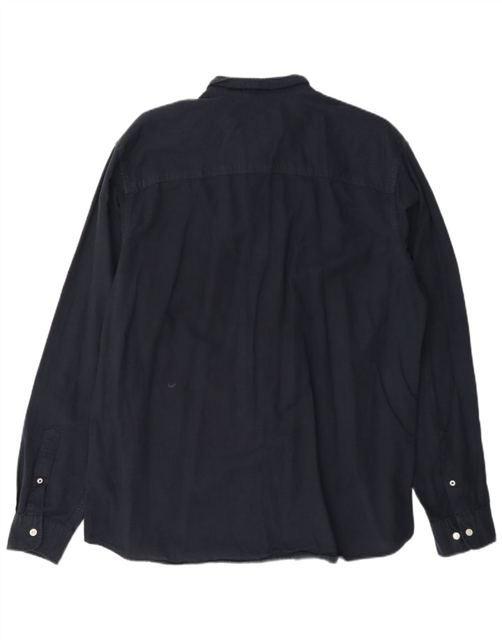 Camisa Jack & Jones Hombre 2XL Azul Marino Algodón