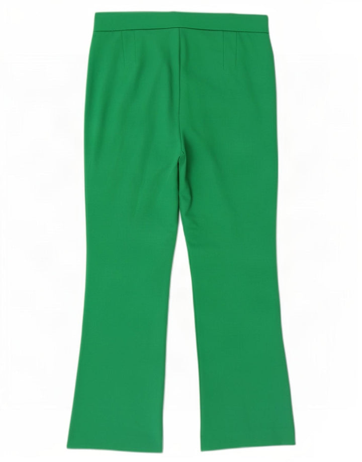 Zara Mujer Pantalón Corto Bootcut Mediano W28 L25 Algodón Verde