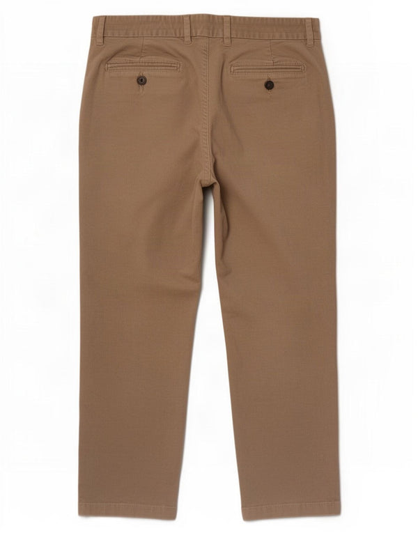 Marks & Spencer Pantalones de pana de corte regular para hombre W34 L29 Algodón beige