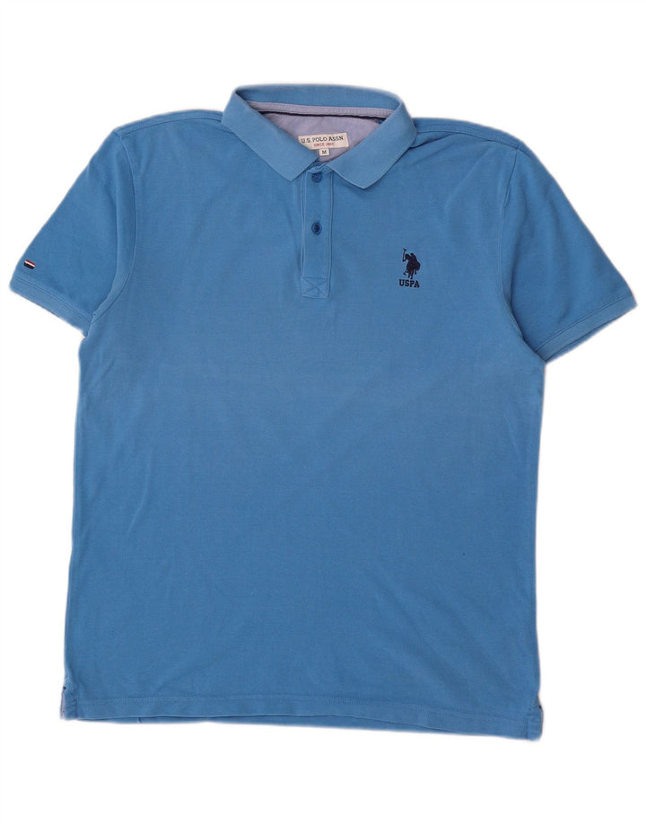 Asociación de Polo de EE. UU. Polo Hombre Algodón Azul Medio