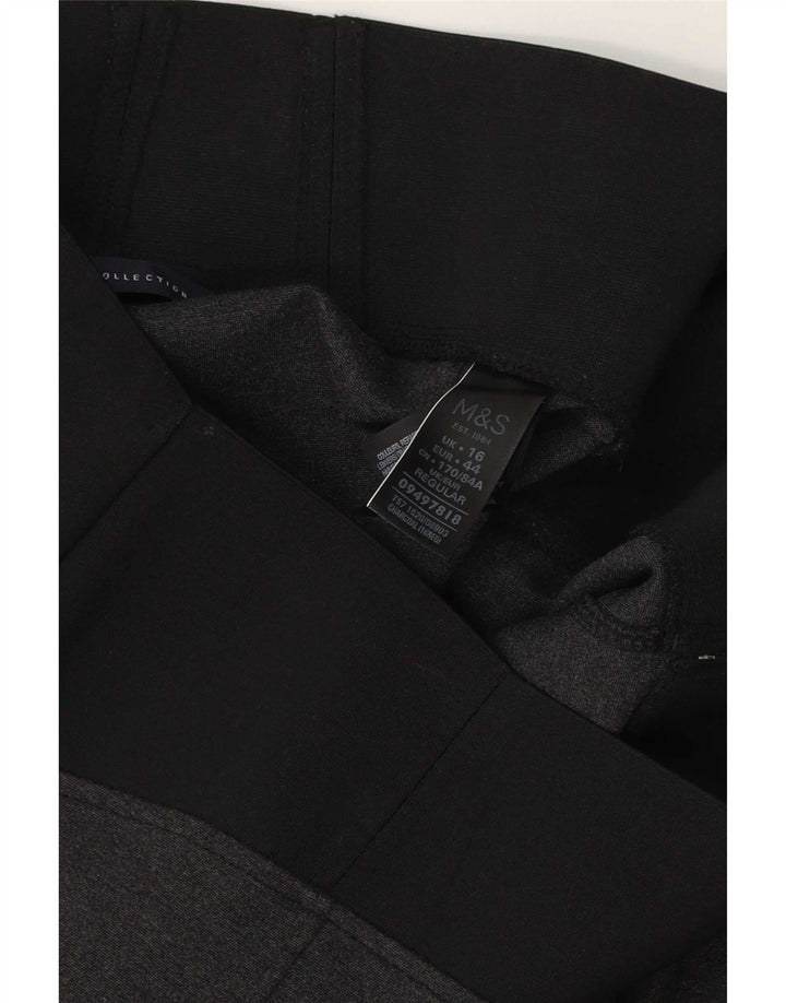 Leggings para mujer Marks & Spencer UK 46 Viscosa con bloques de color gris grande