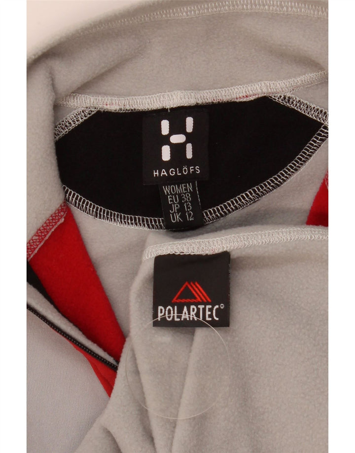 Haglöfs Mujer Polartec Jersey Chándal Top UK 40 Gris Medio