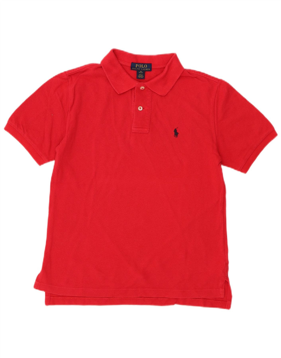Polo RALPH LAUREN 10-11 Años Medio Rojo Algodón