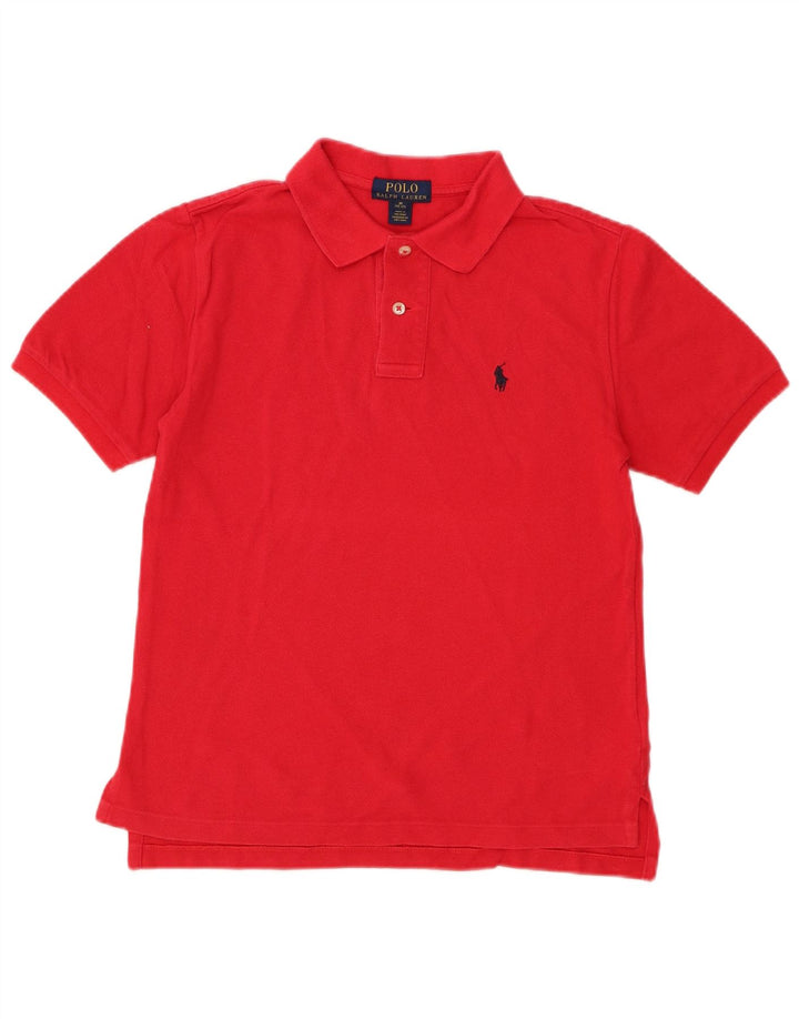 Polo RALPH LAUREN 10-11 Años Medio Rojo Algodón