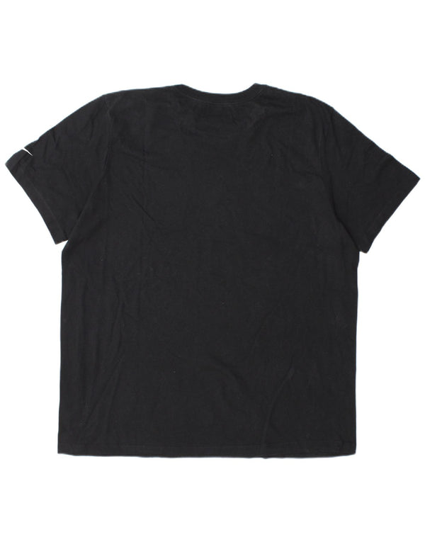 NIKE Camiseta gráfica New Orleans Saints para hombre Top XL Algodón negro