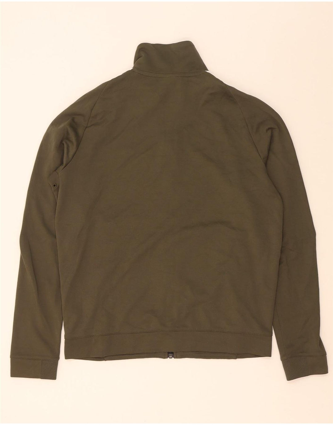 Nike - Chaqueta de chándal para hombre, color caqui medio, algodón color block