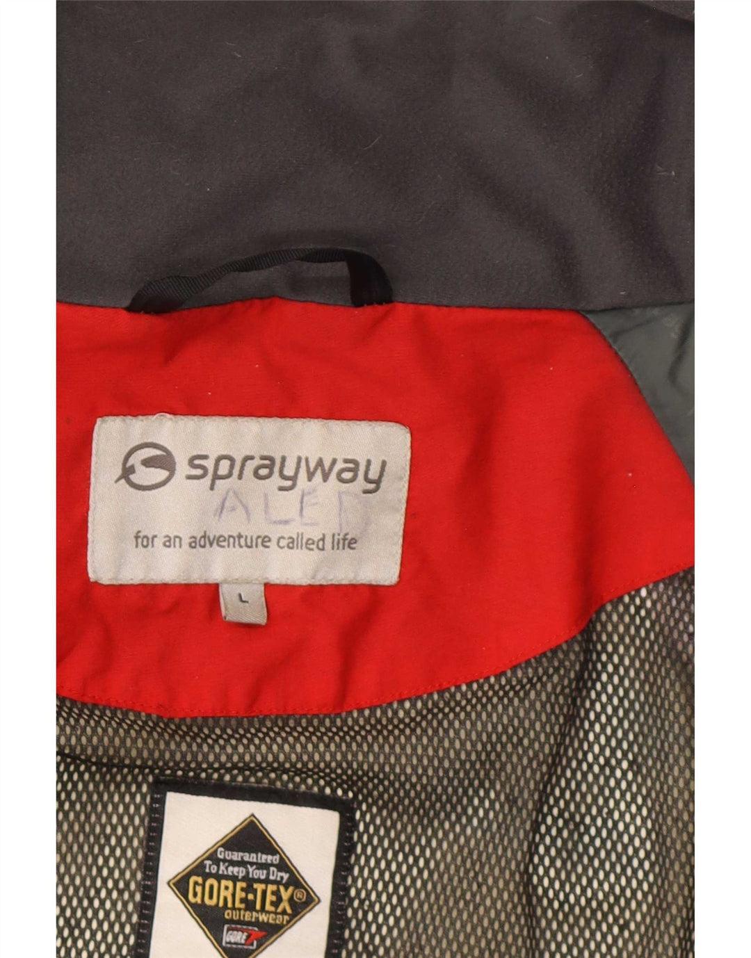 Sprayway Chaqueta impermeable Gore-Tex para hombre Reino Unido 40 Grande Verde Colorblock Poliamida