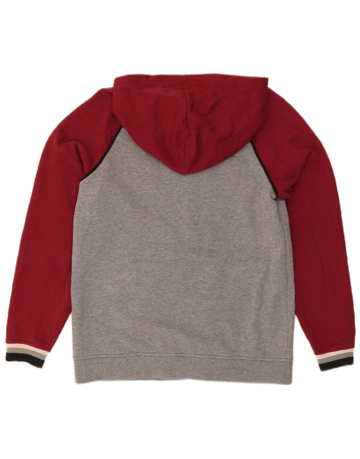 Vans Hombre Chaqueta tipo top de chándal con capucha de algodón color block rojo pequeño