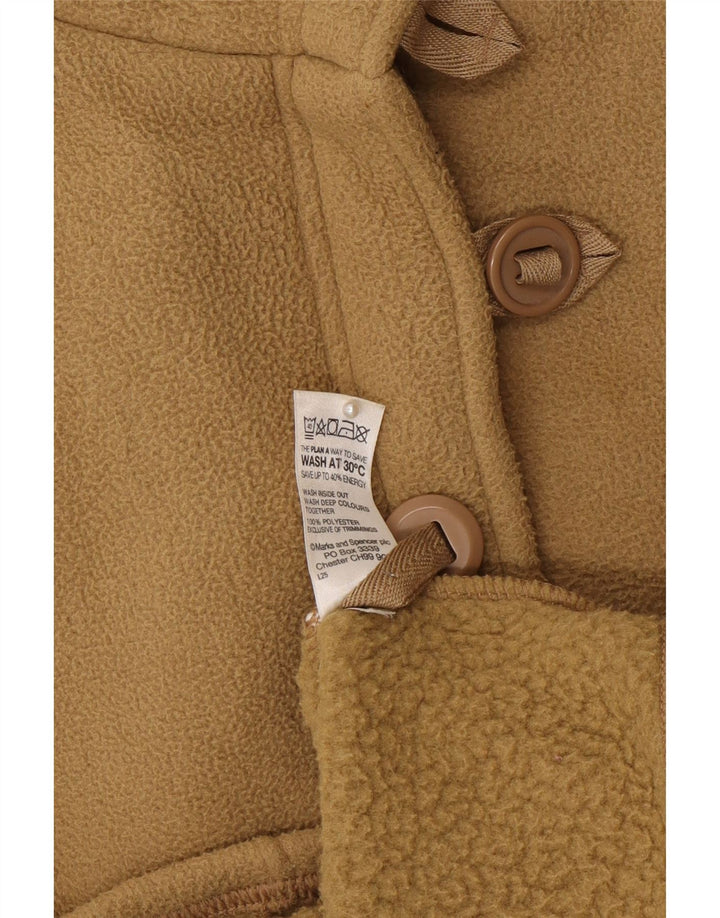 Marks & Spencer Chaqueta polar para mujer UK 20 2XL Marrón Poliéster