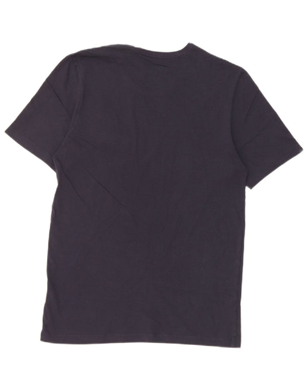 Hugo Boss Mens T-Shirt Top Small Navy Blue Cotton