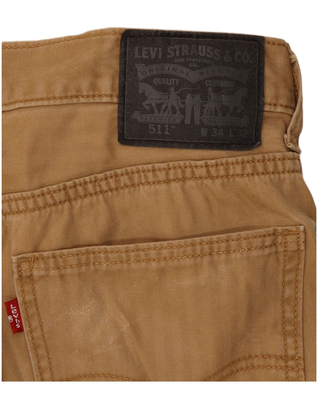 Levi's Hombre 511 Pantalones Casuales Slim W34 L29 Marrón