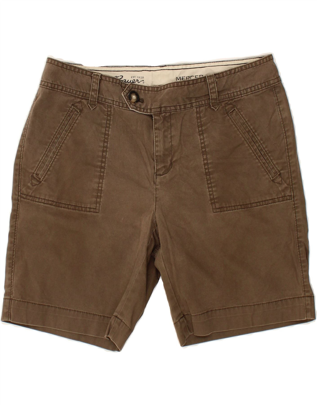 EDDIE BAUER Womens Chino Shorts US 10 Large W32  Grey Cotton Vintage Eddie Bauer and Second-Hand Eddie Bauer from Messina Hembry 