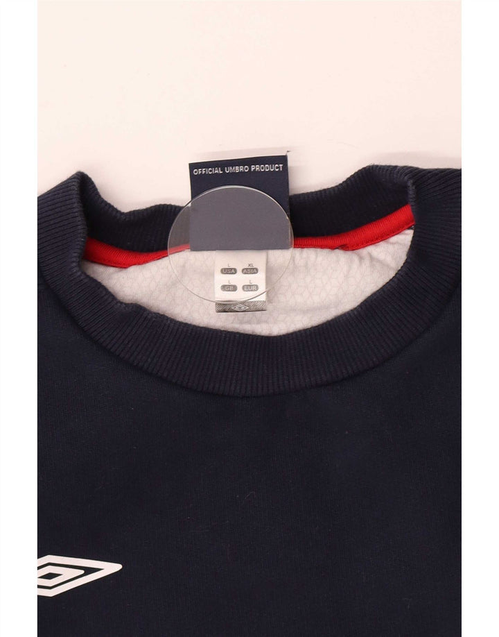 Umbro Hombre Sudadera Jumper Grande Azul Marino