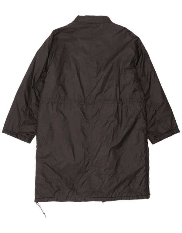 Replay Abrigo cortavientos para hombre UK 38 Medio Negro Poliéster