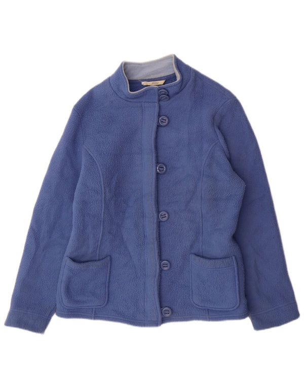 Marks & Spencer Chaqueta polar para mujer UK 44 Poliéster azul grande