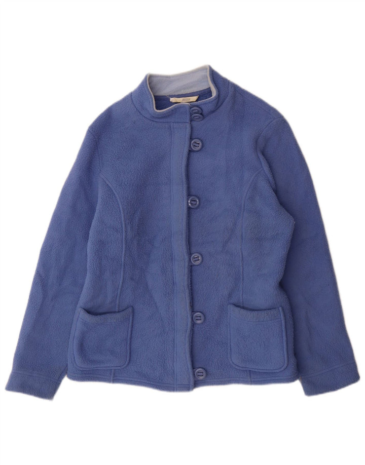 Marks & Spencer Chaqueta polar para mujer UK 44 Poliéster azul grande