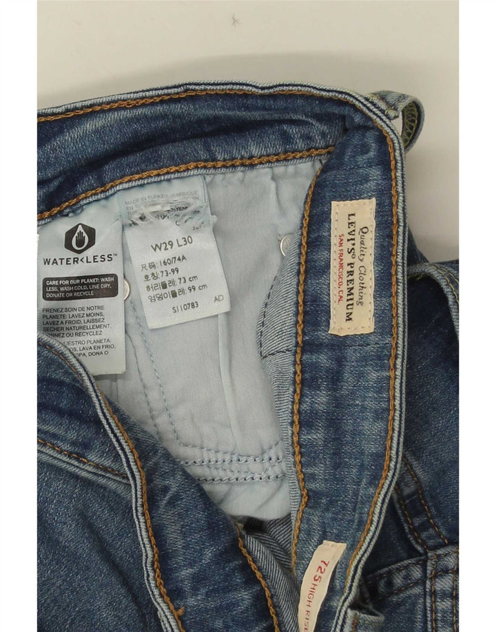 Levi's Vaqueros Bootcut De Talle Alto 725 Para Mujer W29 L30 Azul