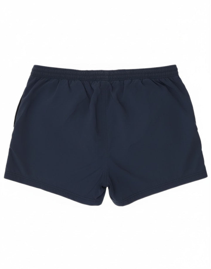 Reebok - Pantalones cortos deportivos para hombre, talla grande, nailon azul marino