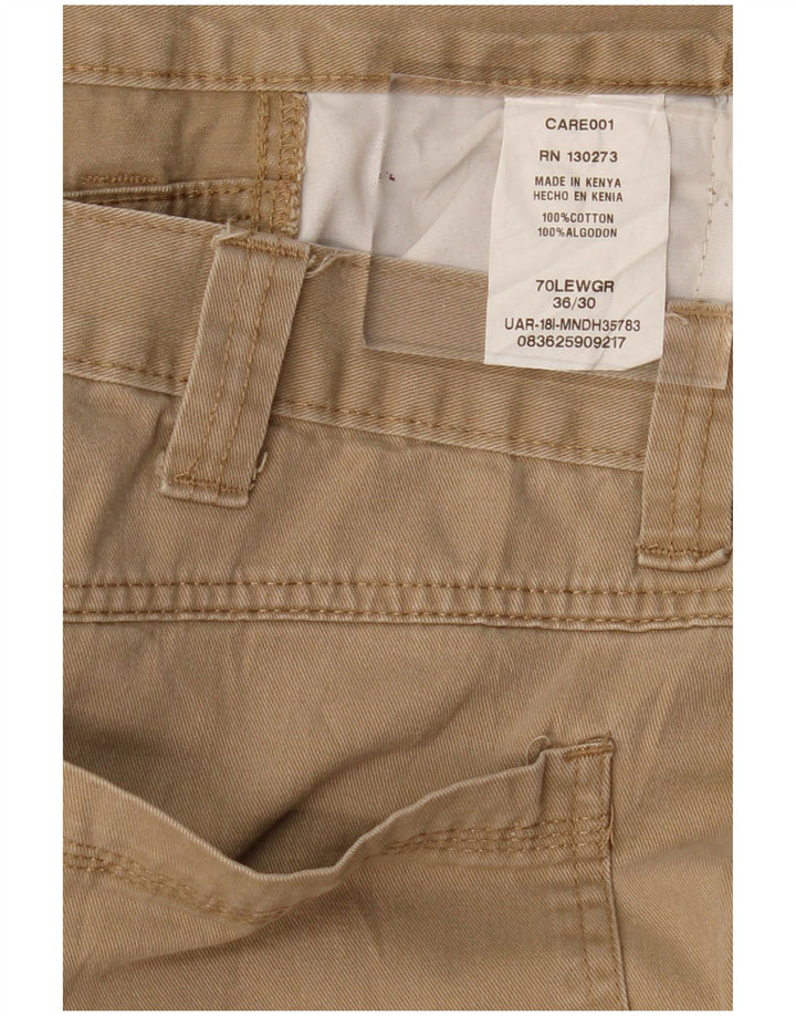 WRANGLER Pantalón cargo recto para hombre W36 L30 Algodón beige