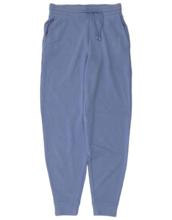 Marks & Spencer Pantalones de chándal para Mujer Joggers UK 10 Small Blue Cotton
