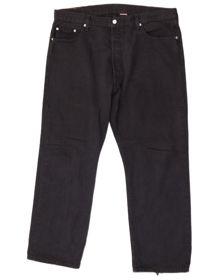 Levi's Vaqueros rectos 501 para hombre W38 L30 Algodón negro