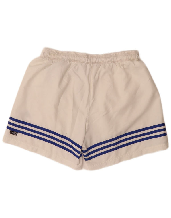 ADIDAS Mens Climalite Sport Shorts UK 38 Medio Blanco Poliéster