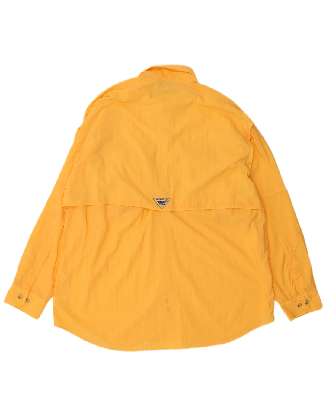 Camisa Columbia Hombre XL Nylon Amarillo