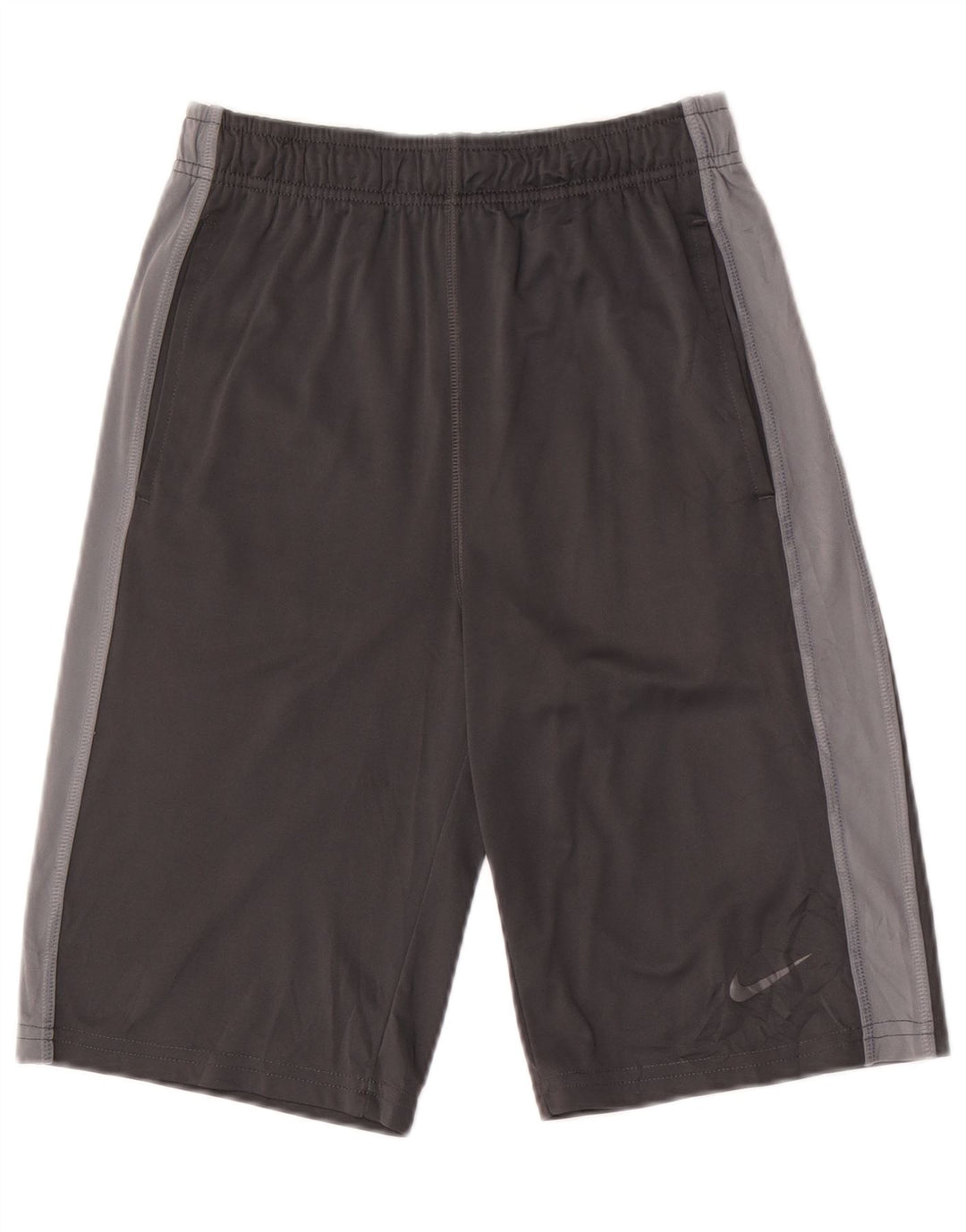 NIKE Pantalones cortos deportivos Dri Fit para hombre Poliéster gris grande