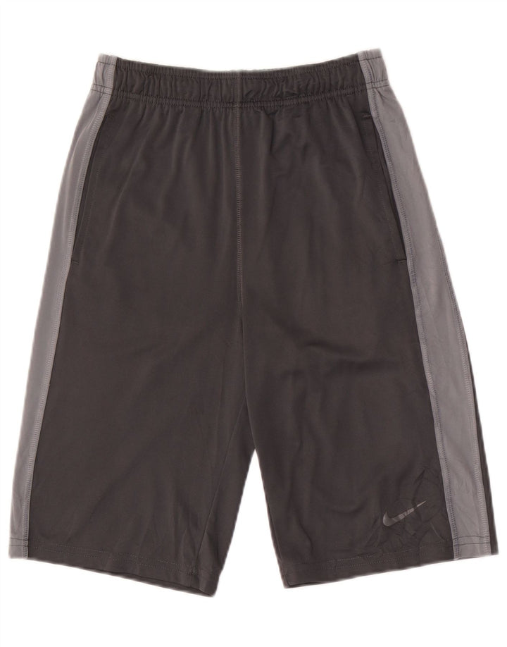 NIKE Pantalones cortos deportivos Dri Fit para hombre Poliéster gris grande
