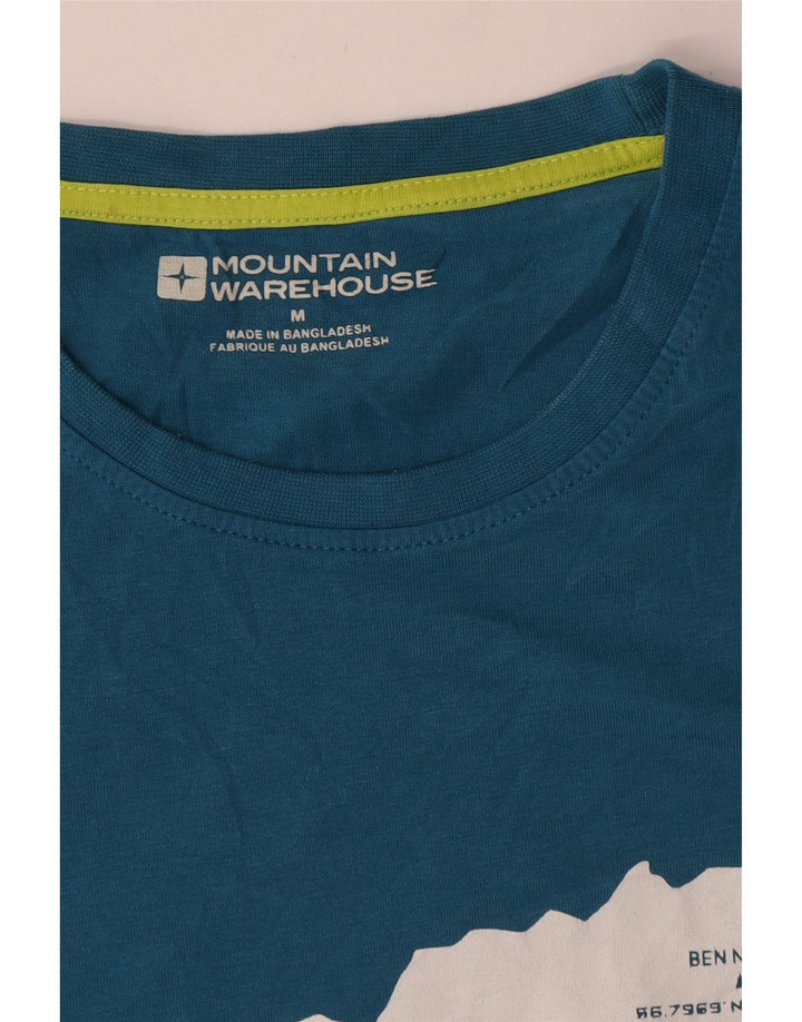 Camiseta estampada para hombre de Mountain Warehouse Top de algodón azul medio