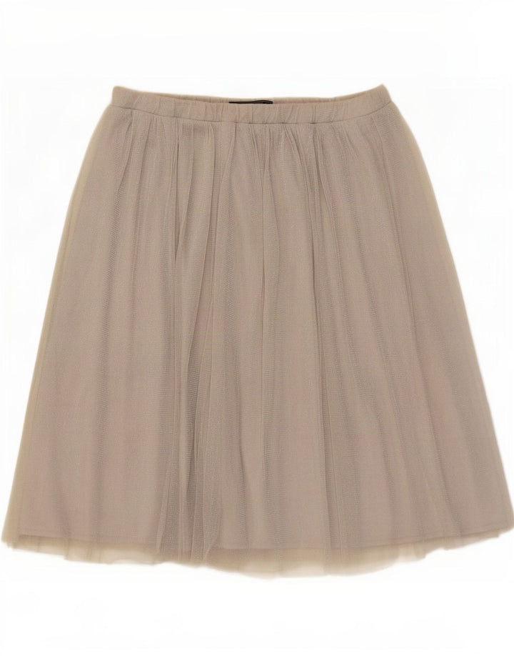 Zara Mujer Falda Acampanada Grande W30 Gris