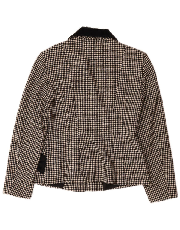 PHILOSOPHY DI ALBERTA FERRETTI Chaqueta Blazer para Mujer UK 12 Mediano Negro
