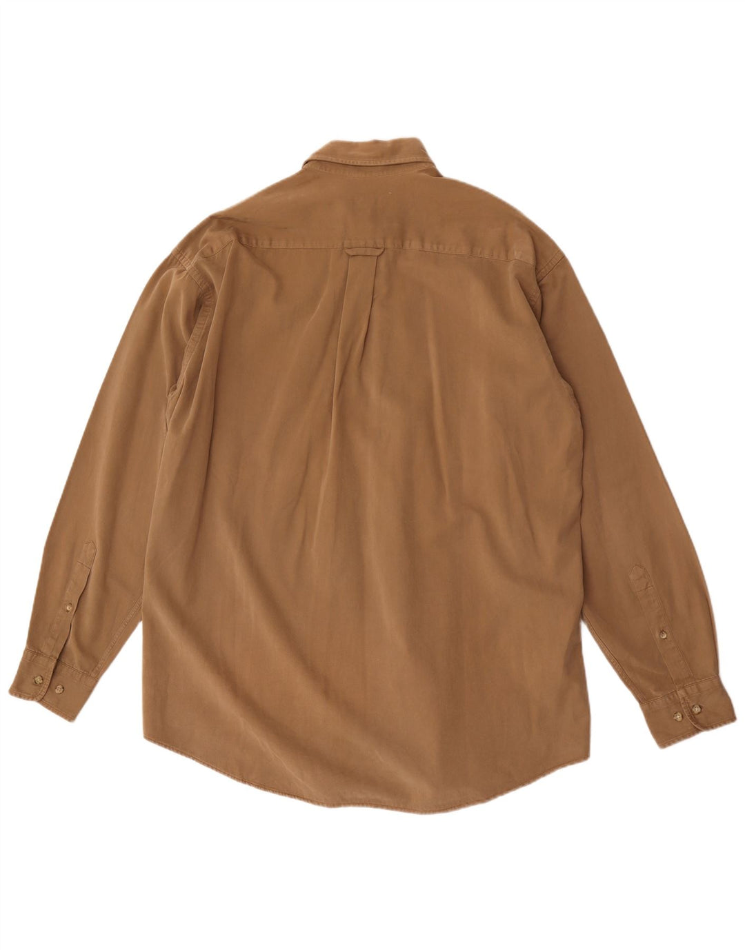 Camisa Gant Loose Fit De Algodón Marrón Medio |