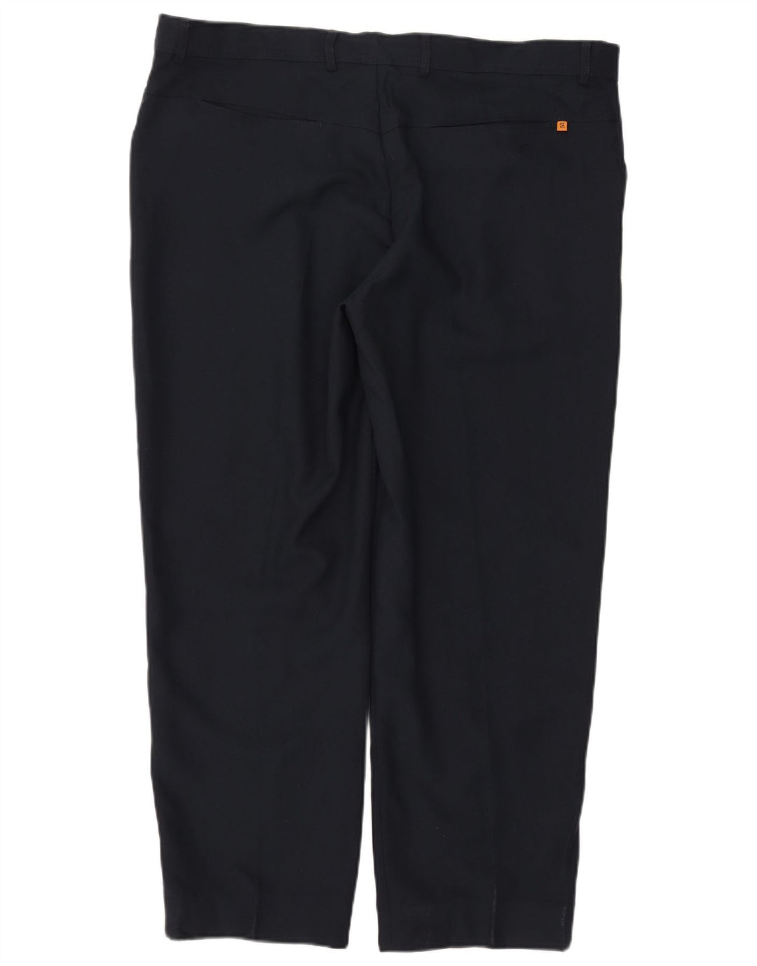 Farah Pantalones Casuales Rectos Para Hombre W42 L31 Poliéster Azul Marino