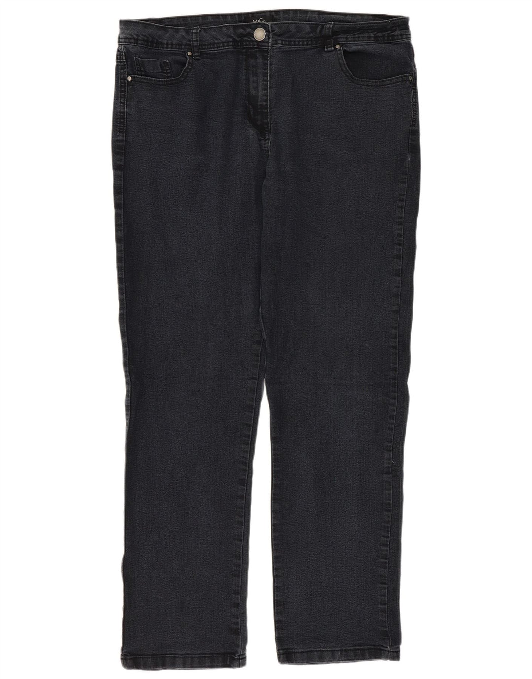 Vaqueros rectos para mujer M&Co UK 40 Large W36 L30 Gris