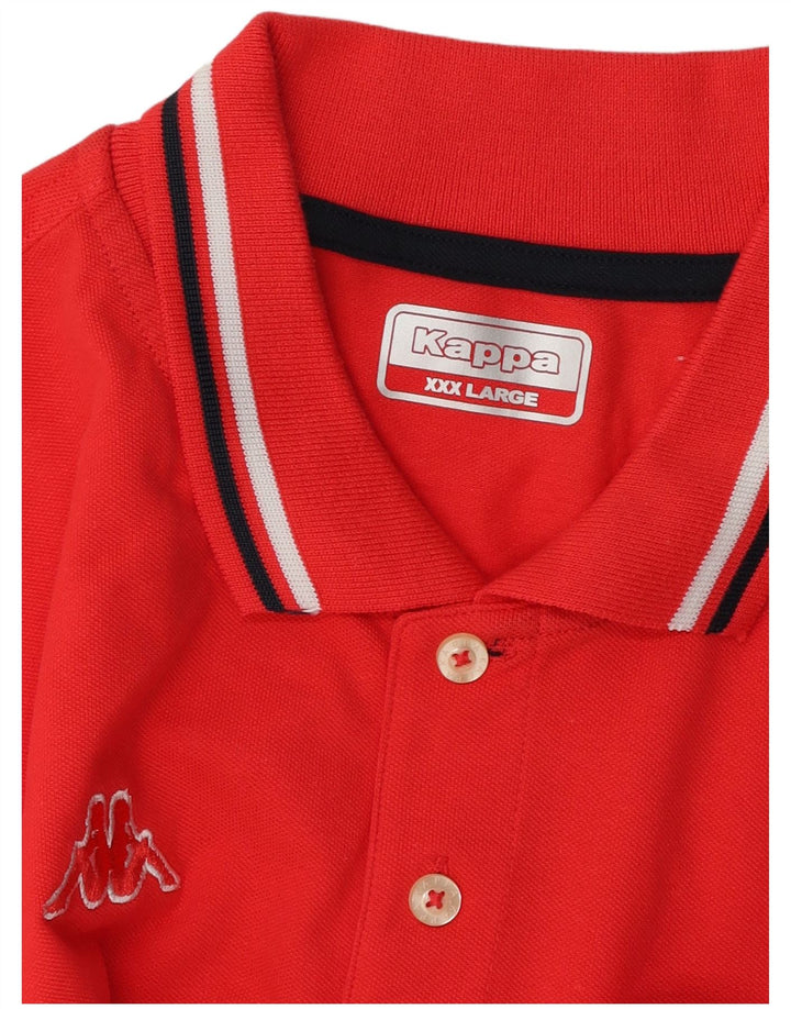 Kappa Polo Hombre 3XL Rojo