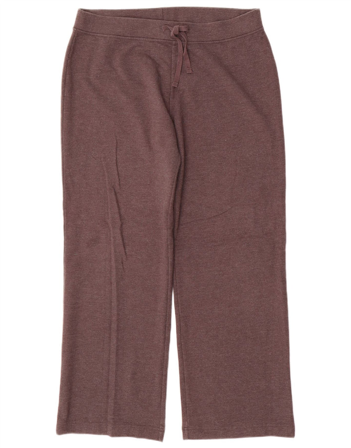 Marks & Spencer Pantalones de Chándal para Mujer UK 44 Grande Algodón Marrón