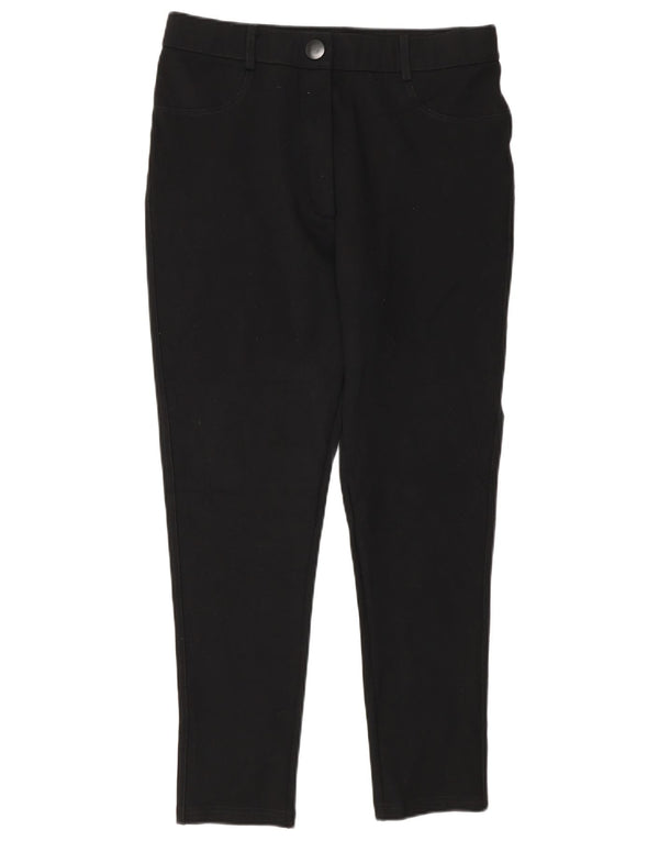 Zara Mujer Pantalón Casual Pitillo XL W32 L27 Viscosa Negro