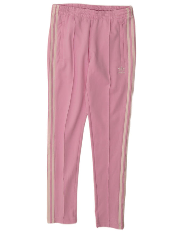 Adidas Pantalones de chándal para mujer UK 8/10 Small Pink Cotton