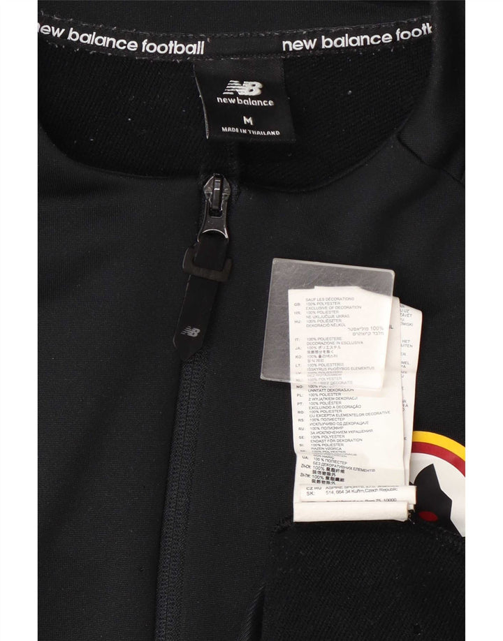New Balance Hombre Chándal Top Chaqueta Mediano Negro Poliéster