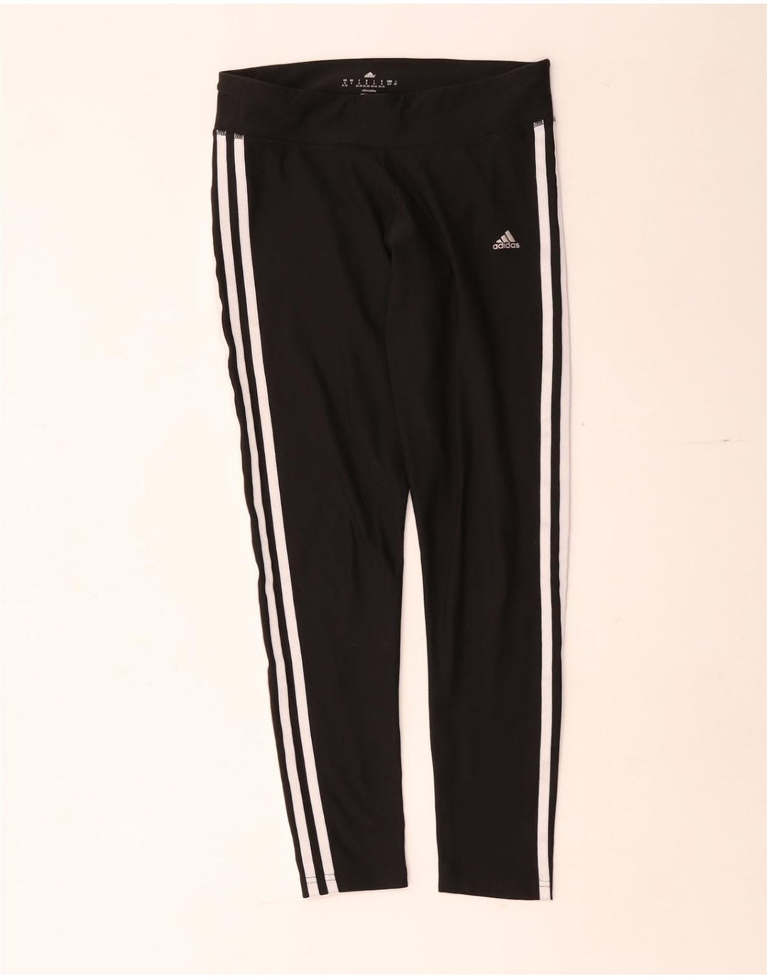 Adidas Leggings cortos para mujer Reino Unido 8 Pequeño Poliéster negro