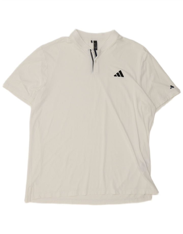 Polo Adidas Hombre XL Blanco Poliéster
