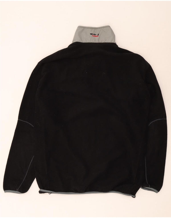 North Sails Jersey De Forro Polar Con Cremallera Y Cuello Para Hombre XL Poliéster Color Block Negro